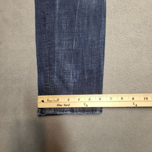 American Eagle Mens 29x29 Slim Straight Jeans Extreme Flex Distressed Denim - Picture 6 of 10